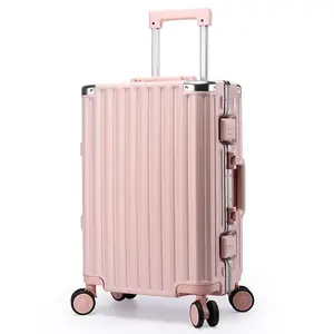 Дорожный багаж с тележкой в деловом стиле, высококачественный чемодан для переноски, универсальное колесо