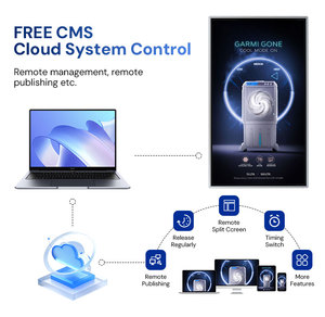 Siêu mỏng 43inch Android quảng cáo hiển thị LCD treo tường trong nhà dọc kỹ thuật số biển màn hình cảm ứng hiển thị - Product Image 2