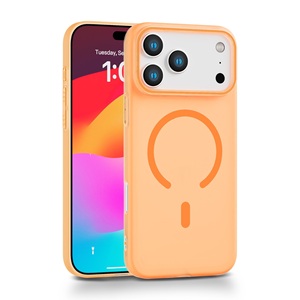 Funda transparente de lujo magnética para <span class=keywords><strong>iPhone</strong></span> 17 16 15 14 13 12 11 Pro Max Plus funda trasera de carga inalámbrica fundas transparentes - Product Image 5