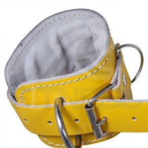 Adjustable Non-Slip Leather <b>Ankle</b> Weights Strap Exercise Resistance Bands for Leg Butt Training Professional Protection Unisex - Product Image 1