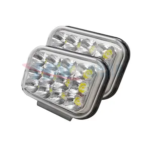 Feixe universal retangular de alta qualidade, 12v 24v, luz de led, para caminhão, reboque