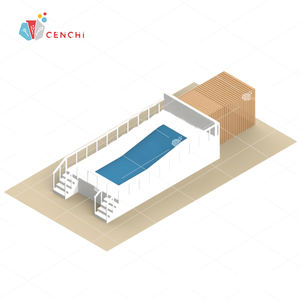 Machine de surf portable Cenchi, simulateur de vagues mobile, parc aquatique <span class=keywords><strong>Flowrider</strong></span> - Product Image 4