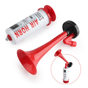 Corne pneumatique à pousser à la main pour les matchs de football, équipement portable en plastique à tonalité unique pour la cheerleading - Product Image 2