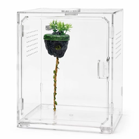 Nido de Araña Magnético de Resina con Cueva de Roca y Cuerda para Plantas Trepadoras, Decoración para Recinto Arboral, Hábitat de Insectos