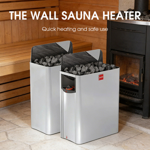 Four à sauna électrique mural <span class=keywords><strong>Harvia</strong></span> en acier inoxydable pour sauna sec, 4,5W 6KW 9KW 220V, modèle Blacksteel, équipement de sauna - Product Image 2