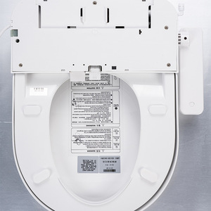 Smart Toilet Seat Round Soft Close Universal Type Plastic One Button Quick Release Household With Remote Control - Product Image 2