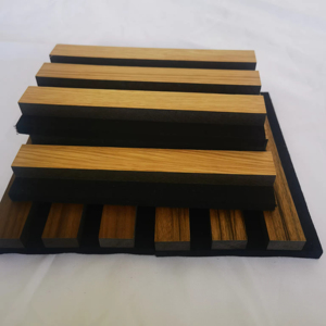 Mật độ cao Walnut gỗ hạt giả không thấm nước Acoustic tấm Tường hiện đại bảng điều khiển cho nhà hát - Product Image 1