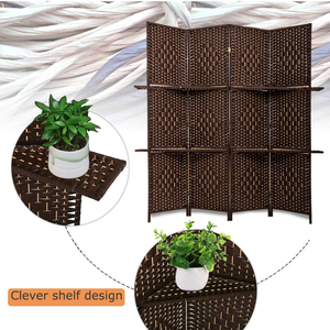 Diviseur d'écran pliable en fibre tissée, vêtement bon marché, vente directe d'usine et conception populaire - Product Image 3