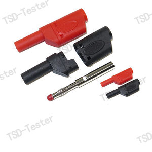 Boulon à mort isolé personnalisé en plaqué or, 10 pièces, haute tension, connecteur banane de 4mm, connecteur en nickel métallique - Product Image 3