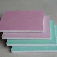 Panneaux de plafond modernes en plaques de plâtre gypse, résistants à l'humidité et anti-moisissures, pour la rénovation d'hôtels et de bureaux