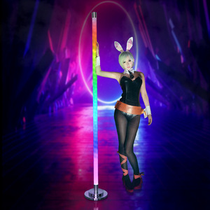 Luz de pilar LED con cambio de color arcoíris, iluminación para escenarios de baile con base para uso en fiestas y clubes. - Product Image 1
