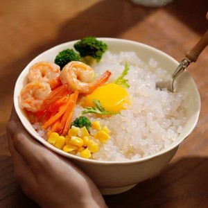 Arroz Konjac Shirataki Seco Cocido Sin <span class=keywords><strong>Gluten</strong></span>, Bajo en Azúcar, Sin Sabor, Keto, Instantáneo, para Niños y Adultos, 400g, Marca Privada - Product Image 4