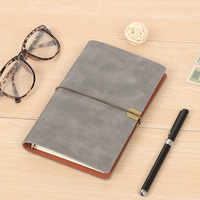Carnet de voyage A6 en cuir PU personnalisable avec logo en relief pour filles et femmes, idéal pour la sublimation et la création de designs DIY, parfait comme cadeau.