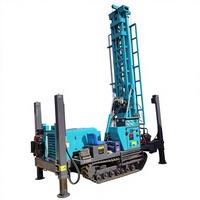 Machine de forage de puits d'eau à moteur diesel pour l'irrigation agricole, longue durée de vie, capacité de forage jusqu'à 200 m, facile à utiliser