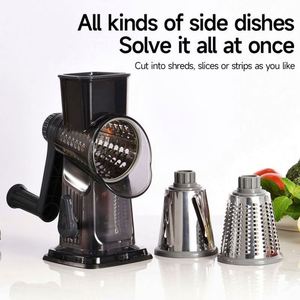 New Design <b>Kitchen</b> <b>Tool</b> <b>Gadgets</b> Vegetable Cutter BPA-Free 3 in 1 Rotary Cheese Grater Zucchini Nuts Vegetable Shredder Slicer - Product Image 5