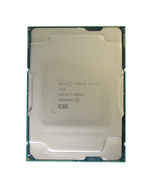 Xeon Silver 4316 CPU Processor 20-Core 40 Threads 2.30GHz 30MB L3 Cache 150W New for Server Application 6TB Max Memory DDR4-2667