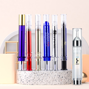5 ml 10ml 15 ml or noir argent bouteilles <span class=keywords><strong>de</strong></span> seringues vides crème pour les yeux sérum emballage jetable plastique airless <span class=keywords><strong>seringue</strong></span> cosmétique - Product Image 1