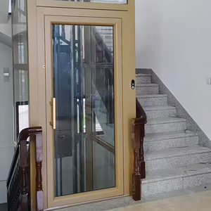 Personenaufzug mit Traktionsantrieb, Elektrischer Hausaufzug mit 400-600kg Tragfähigkeit für 4-8 Personen, Innen-/Außenbereich-Nutzung - Product Image 5