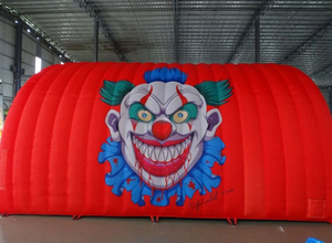 Tente de réparation de <span class=keywords><strong>voiture</strong></span> gonflable rouge, <span class=keywords><strong>abri</strong></span> portable imperméable pour l'entretien et le stockage des véhicules - Product Image 2