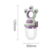 Zuigelingenvoeding Baby Fruit Feeder Fopspeen Siliconen Vormen Poot Fopspeen