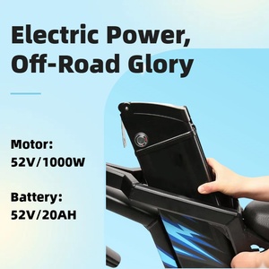 มอเตอร์ไซค์วิบากสมรรถนะสูง - กำลังไฟ 52V 1000W ยางหน้ากว้าง 20 นิ้ว ระบบกันสะเทือนเต็มรูปแบบ ระยะทางไกล สำหรับผู้ใหญ่ - Product Image 4