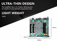 MORIN K20 pour 1 U Mini amplificateurs + Équipements sonores de scène + Alimentations à découpage pour amplificateurs
