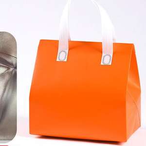 Bolsa Térmica para Alimentos con Logotipo Personalizado, Impermeable, de Aluminio, para Exteriores, Bolsa Aislante para Alimentos, Bolsa Térmica Desechable para Entrega de Alimentos - Product Image 4