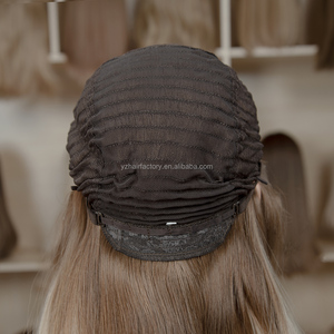 Bulk Fast Ship Factory direct Sale Stable Quality Premium <b>Lace</b> Silk Top Long European Russian Human Hair Kosher Jewish <b>Wigs</b> - Product Image 4