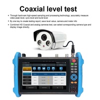 Testeur de caméra IP CCTV tout-en-un IPC-9800 PLUS+ avec écran tactile IPS 7 pouces 8K HD, batterie intégrée 5000 mAh, PoE, VFL, OPM, TDR, SDI