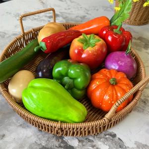 Decoración de casa de muñecas en miniatura de espuma realista, frutas y verduras de plástico falso para fiesta en casa o uso de fotos - Product Image 1