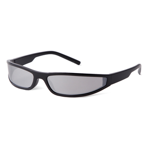 77314 Petites lunettes de soleil futuristes à monture étroite, tendance Y2K, pour hommes et femmes, idéales pour le cyclisme, les sports de plein air et la pêche - Product Image 3