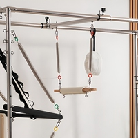 Lit de Pilates multifonctionnel 3 en 1, table de trapèze en bois pour studio de yoga commercial, équipement d'entraînement du tronc