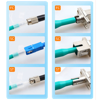 CLEP-25-C de stylo de nettoyage de fibre optique de nettoyeur de connecteur de fibre optique pour SC/ST/FC 2.5mm avec 800 + nettoie le type de poussée