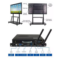 Tableau blanc interactif scolaire personnalisé HONGNUO, interface USB, multi-points tactiles, cadre en alliage d'aluminium, tableau blanc intelligent