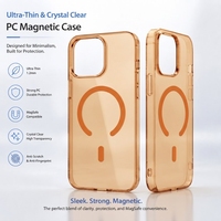 Casing Pelindung Ultra Tipis 1.2mm Transparan TPU+PC untuk 18 Pro Max, Mendukung Pengisian Daya Magnetik Nirkabel, Harga Pabrik Murah