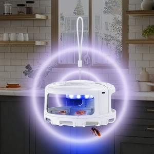 Solid ABS Material Indoor Electric Pest Catcher UV Light <strong>Flea</strong> <strong>Trap</strong> for Roaches Flies and More Effective Pest Control - Product Image 1
