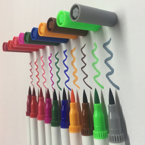 120 colori laser fibra doppia punta arte <span class=keywords><strong>calligrafia</strong></span> disegno grafico acquerello fineliner pennarello pennarello set con astuccio in tessuto - Product Image 2