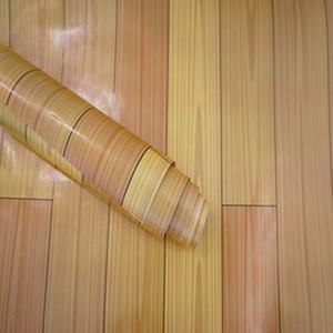 Auseng-pegatina adhesiva de Pvc para pared, papel tapiz de diseño, papel tapiz decorativo de madera, película Mural, 3D - Product Image 1