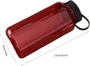 Bouteille d'eau réutilisable en plastique PP 1000 ml avec logo personnalisé, pour le sport et les activités de plein air, avec couvercle - Product Image 6