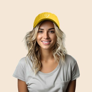Casquette de baseball sportive 5 panneaux ultra-performante, résistante à l'eau, motif personnalisé couleur jaune, pour le golf, la navigation, la plage, le lac, l'entraînement et le quotidien - Product Image 3
