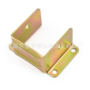 Support de plateau en bois Hirotaka, support en fer 38x29x10x42mm, connecteur d'étagère durable plaqué - Product Image 4