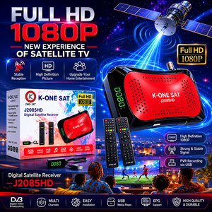 Receptor de Satélite DVB-S2 Full HD 1080P, Decodificador de TV Digital HD FTA con Función PVR USB HDMI - Product Image 2