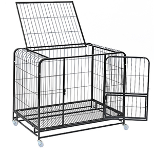 Jaulas para perros de tubo cuadrado de Metal duradero al por mayor, perrera plegable resistente para perros, casas transpirables para perros grandes - Product Image 3