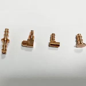 Fabbricazione di metalli di fabbrica con connettore per tubi forge a t in rame con filettatura personalizzata in ottone e acciaio inossidabile