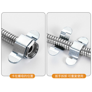 Hose Wrench 4 Point Detachable Metric Hex Opening For Faucet Inlet Water Heater Pipe Angle Valve Installation Tools - Product Image 5
