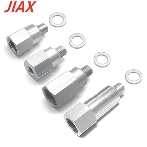 Adaptateurs de connexion de capteur de moteur LS multi-tailles M12*1.5 mâle vers 1/8 3/8 1/2 NPT femelle avec joint d'étanchéité - Product Image 1