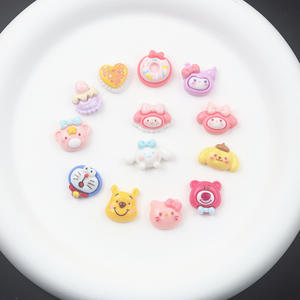 Novos Desenhos Animados Resina Acessórios Handmade Diy the Cute Winnies Nail Charme Poohs Hellokitties Nail Charms - Product Image 4