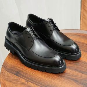 Servicio OEM, se puede añadir logotipo, zapatos de vestir casuales de cuero genuino hechos a mano para las 4 estaciones, mocasines para hombre - Product Image 4