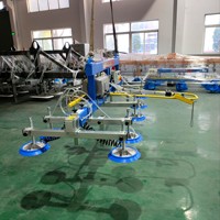 Lève-charge télescopique à ventouse pour tôles, 2500 kg, pour le chargement de plaques d'acier, équipement robuste