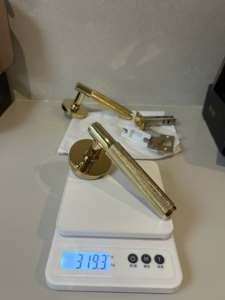 Cerradura de Puerta de Privacidad Bronce Café Latón Manija sin Llave para Baño Cerradura de Baño Individual Cerradura de Puerta de Paso Herrajes de Baño de Latón - Product Image 6